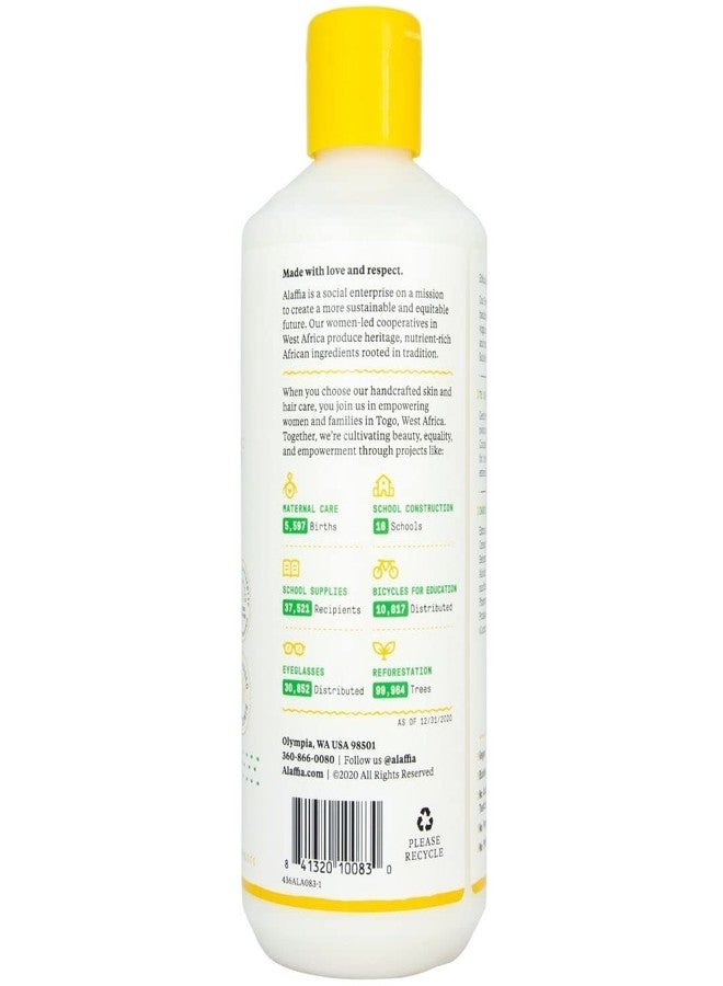 Alaffia Hair Care, Everyday Coconut Conditioner, Daily Moisturizer, Wavy & Curly Hair Products, Vitamin E, Virgin Coconut Oil, Ginger Extract,Purely Coconut, 2 Pack - 16 Fl Oz - Image 2